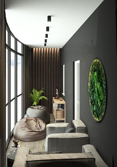 Квартира для холостяка в темных тонах