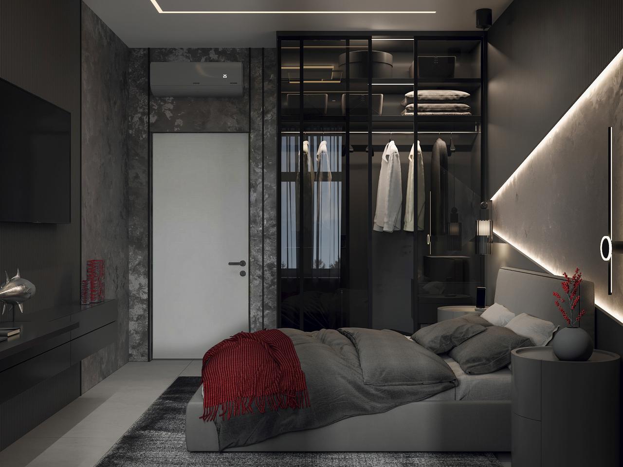 Cерый с винным в однушке