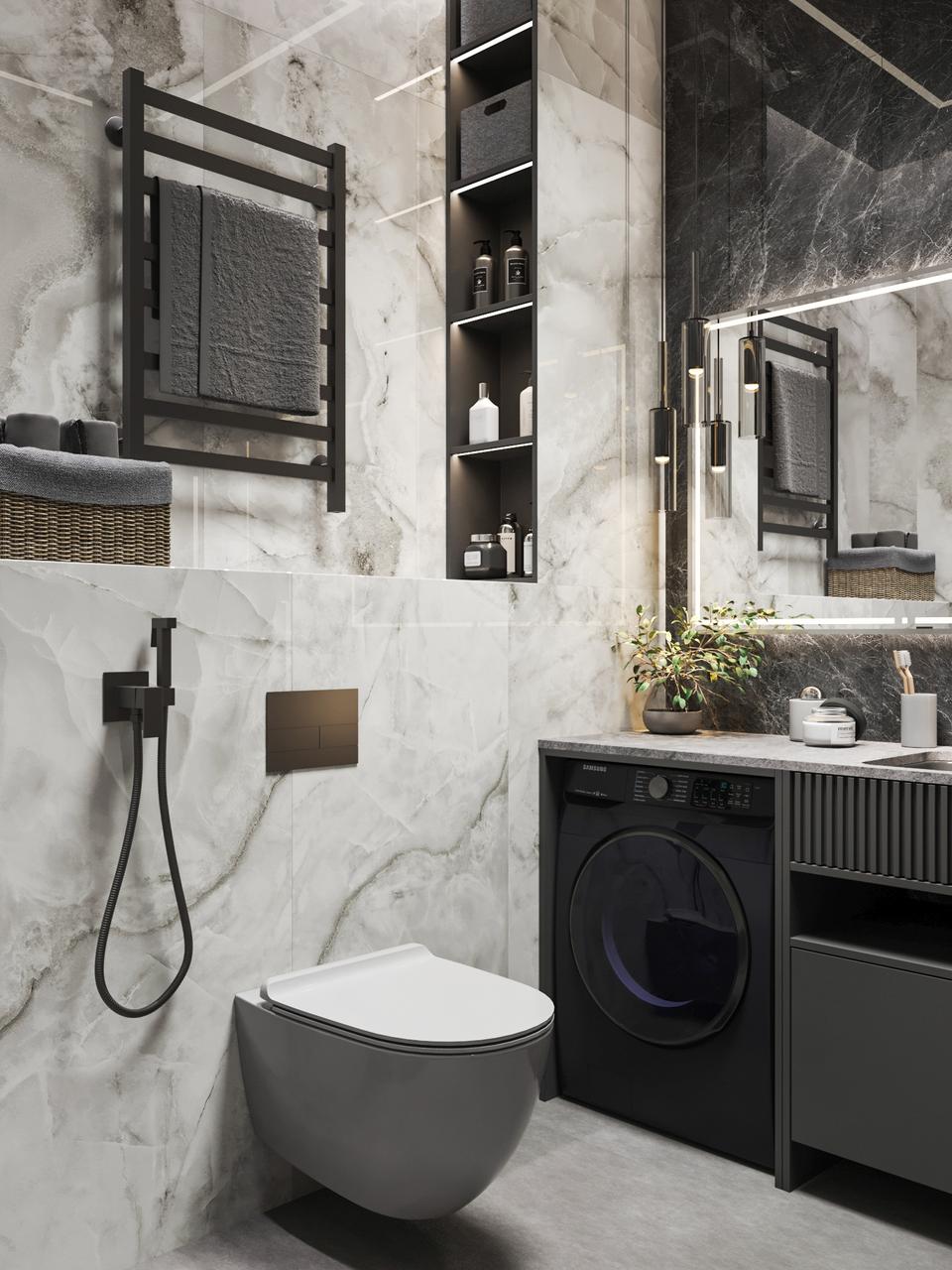 Cерый с винным в однушке