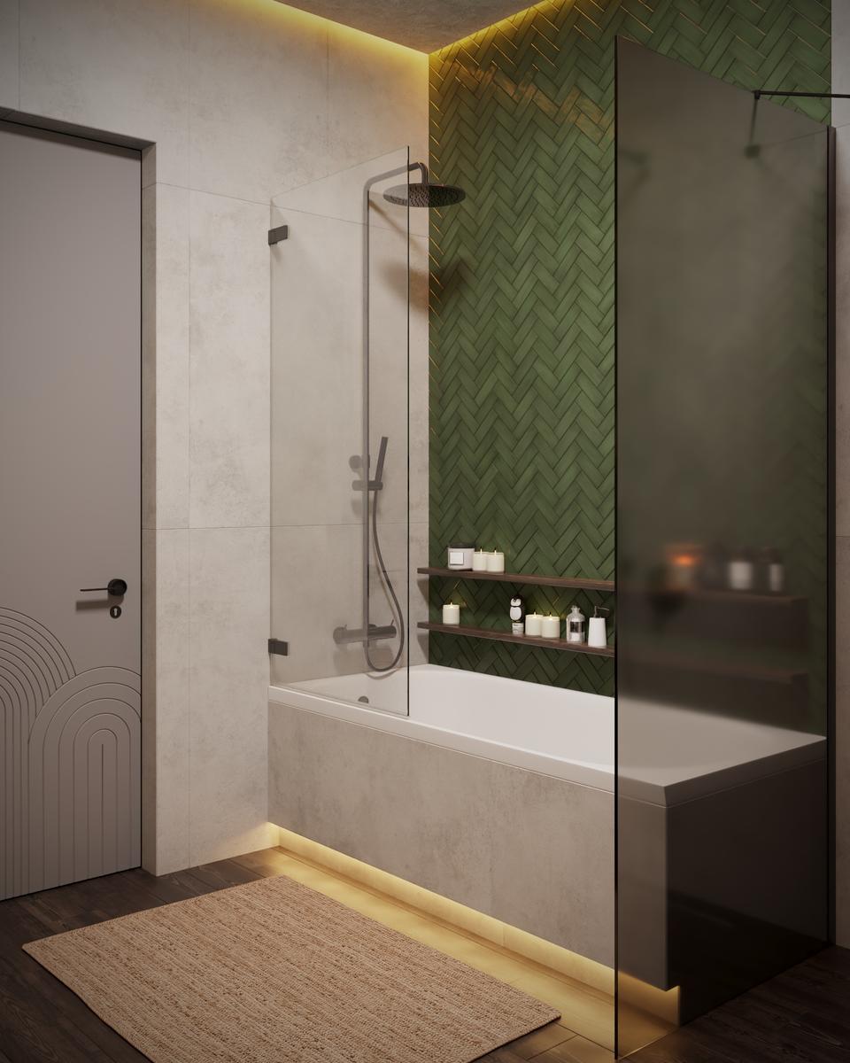 Благородный серый с зеленью