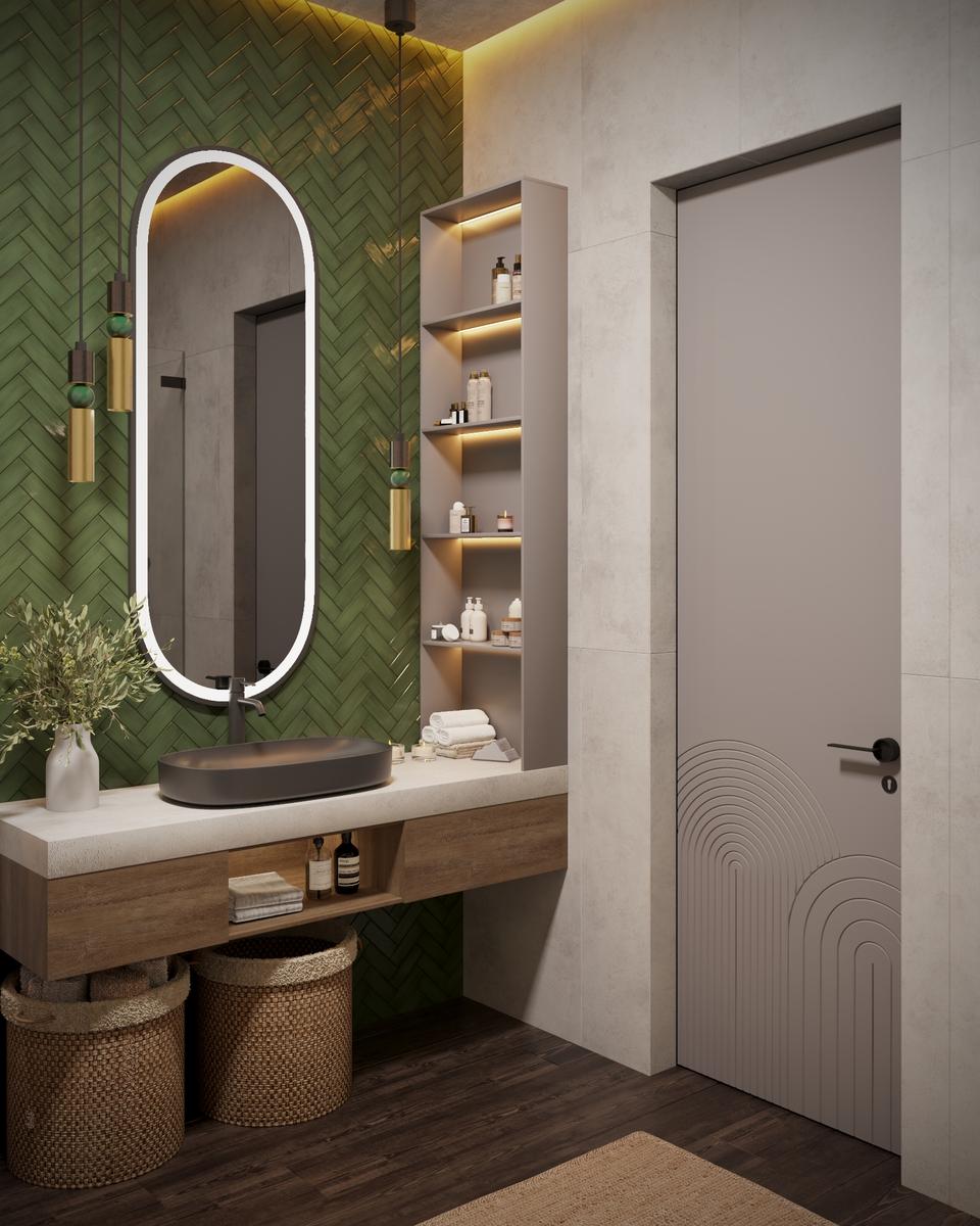 Благородный серый с зеленью