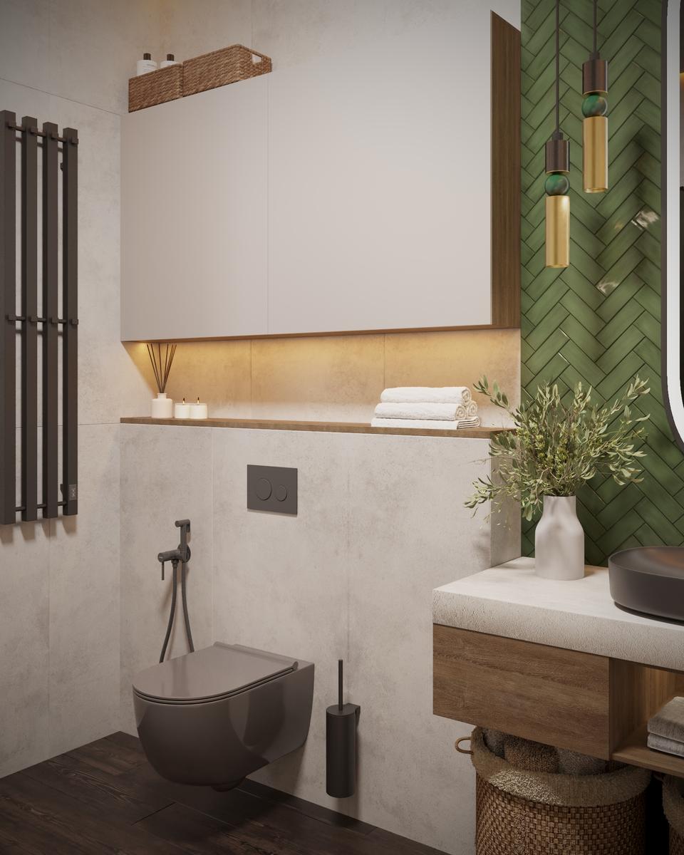 Благородный серый с зеленью