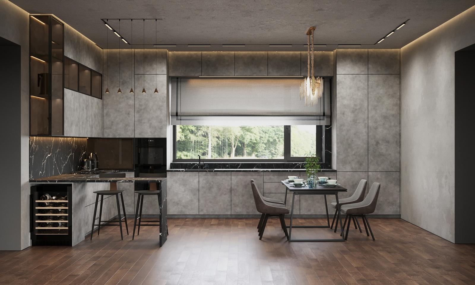 Благородный серый с зеленью