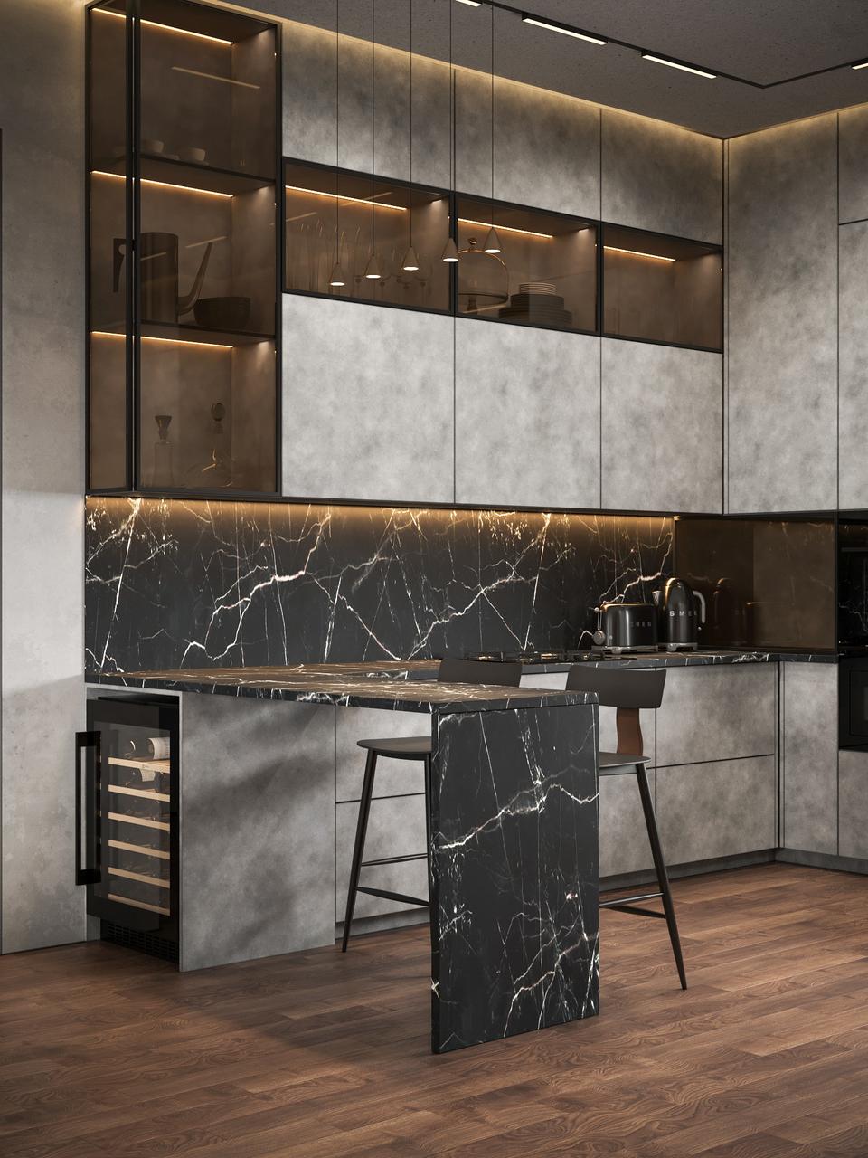 Благородный серый с зеленью